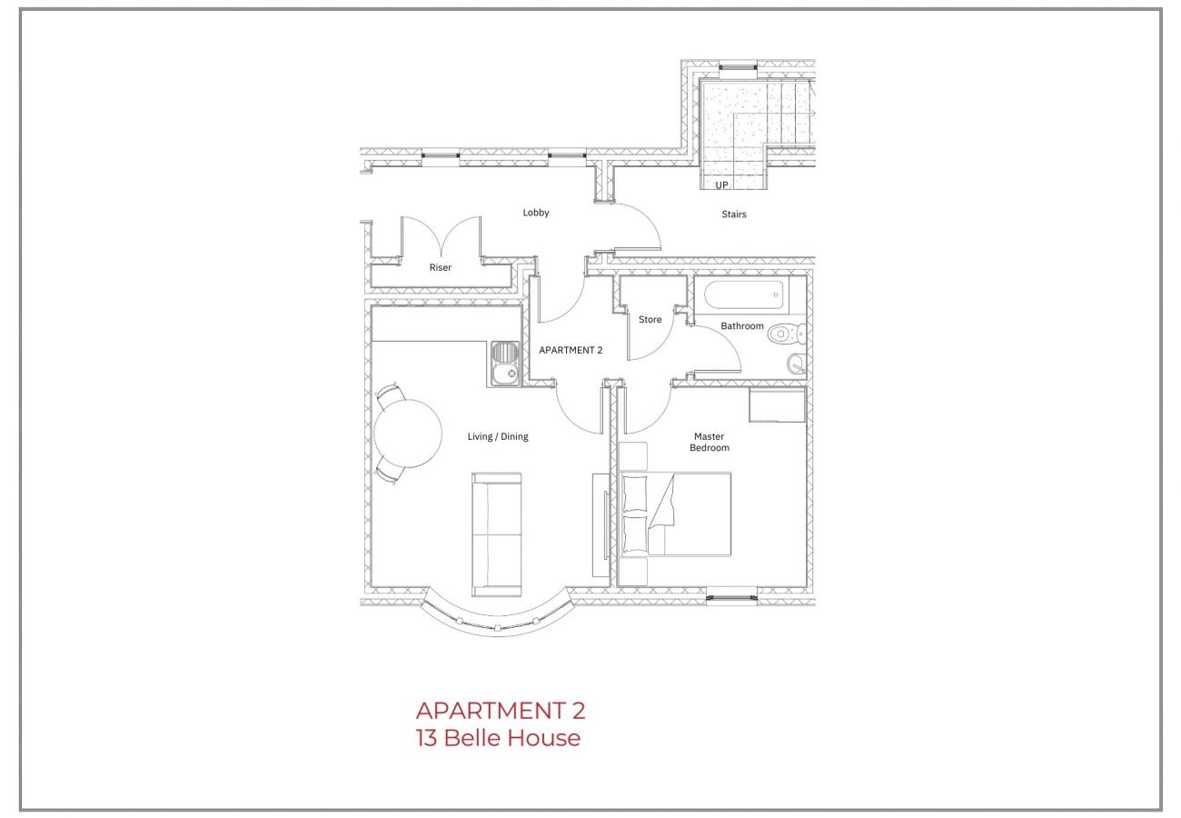 Ferienwohnung in Filey - Belle House, Apt 2