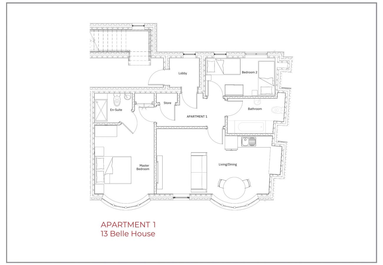 Ferienwohnung in Filey - Belle House, Apt 1