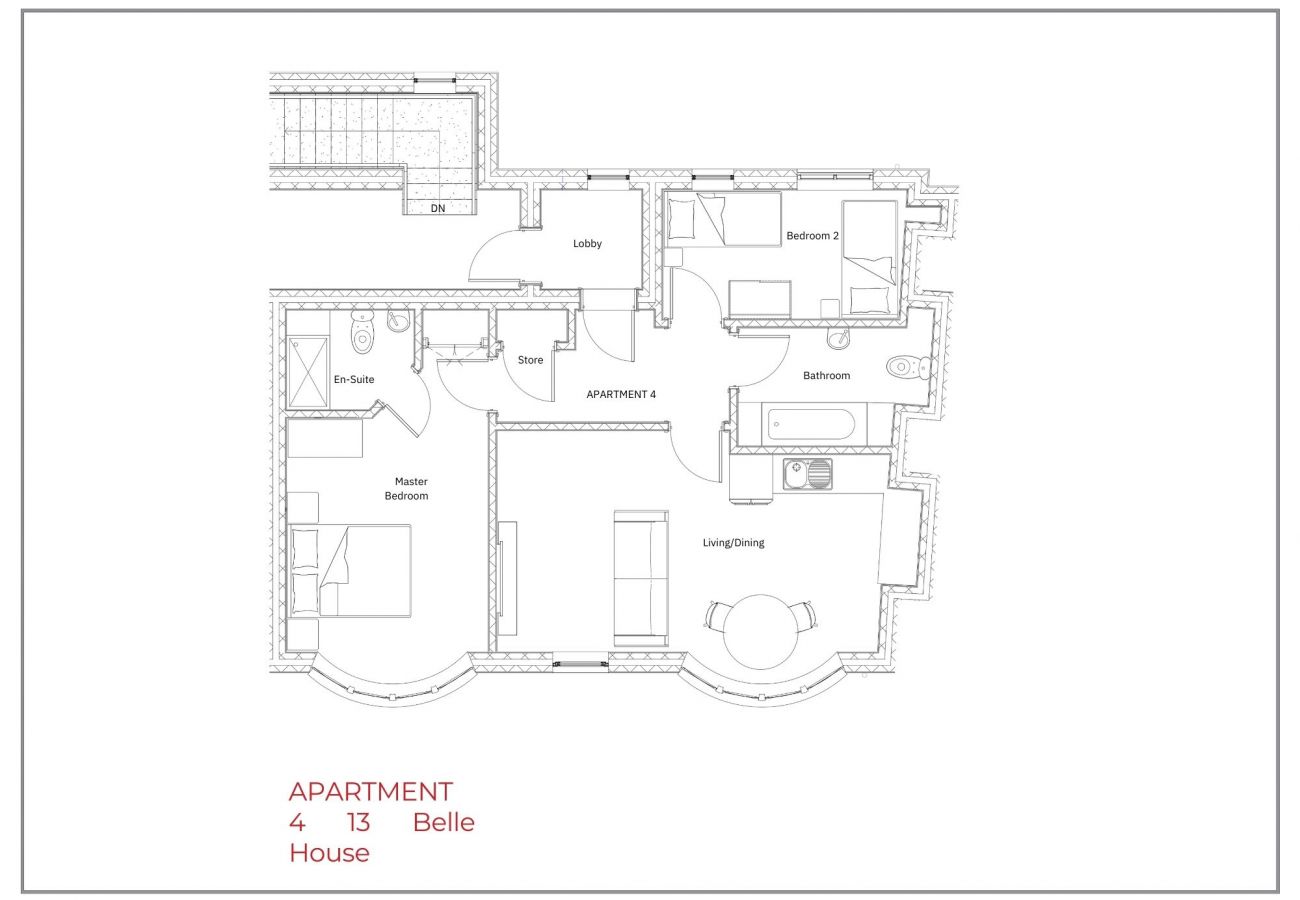 Ferienwohnung in Filey - Belle House, Apt 4