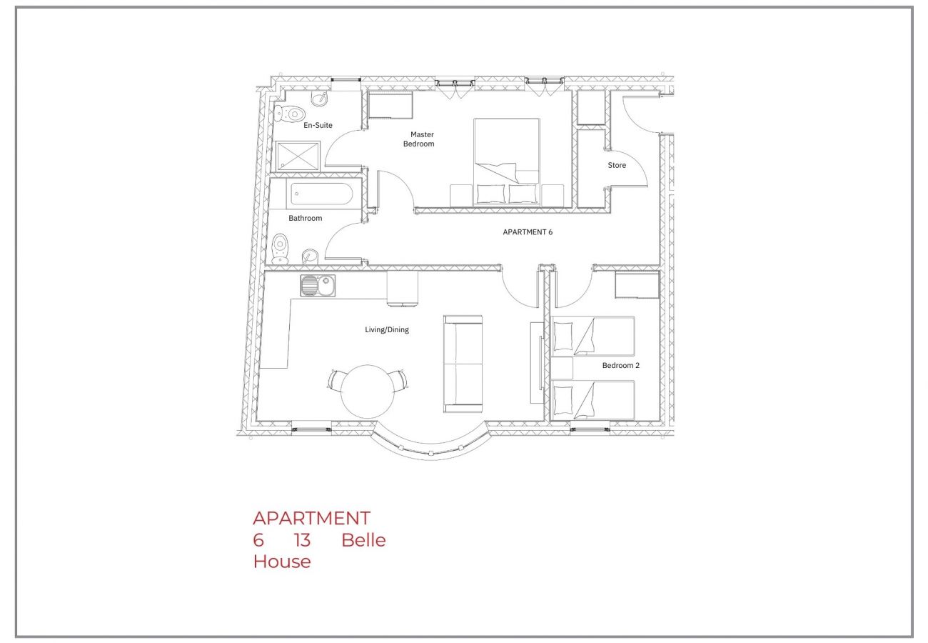 Ferienwohnung in Filey - Belle House, Apt 6