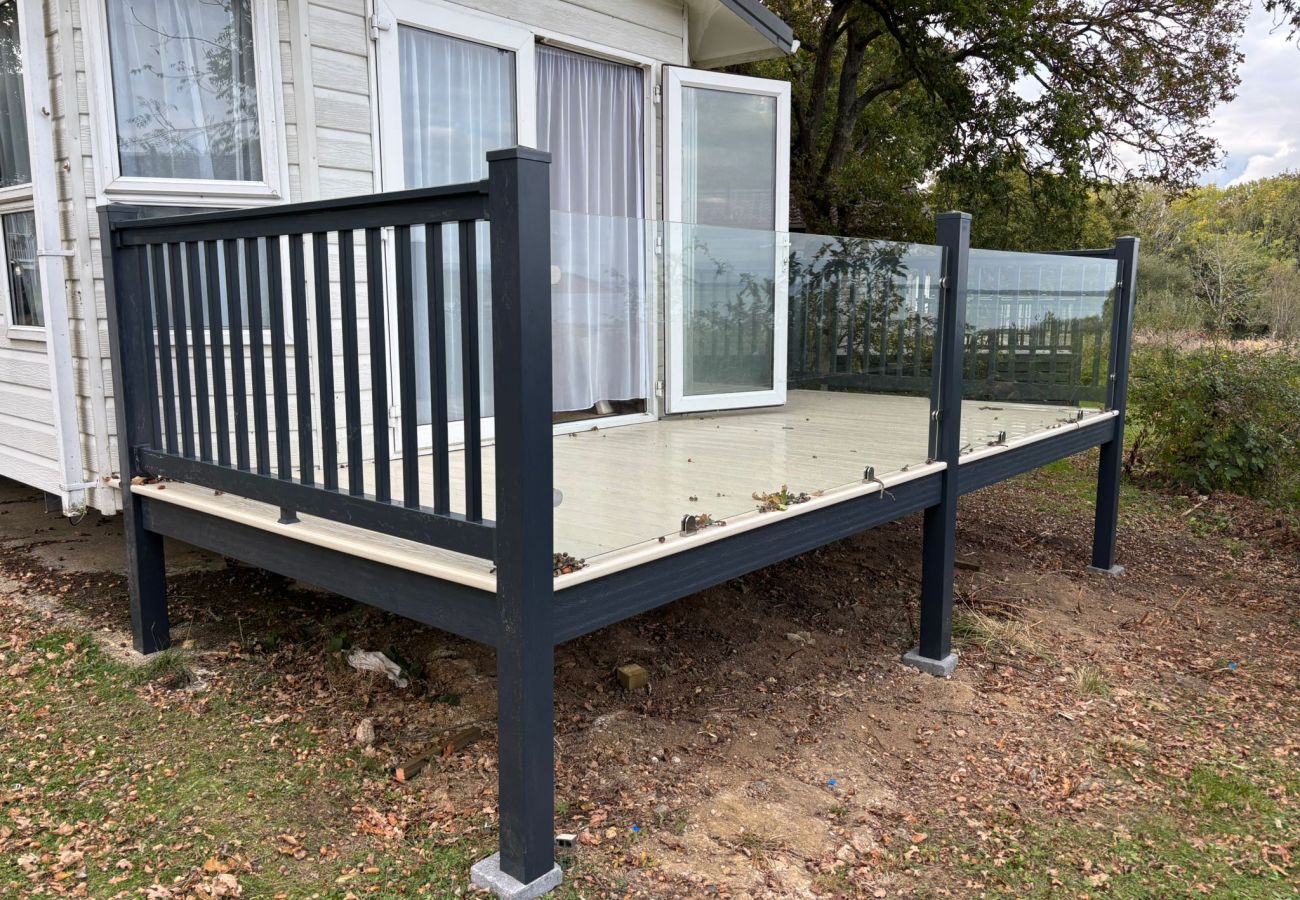 Blockhütte in Great Thorness - Ocean View