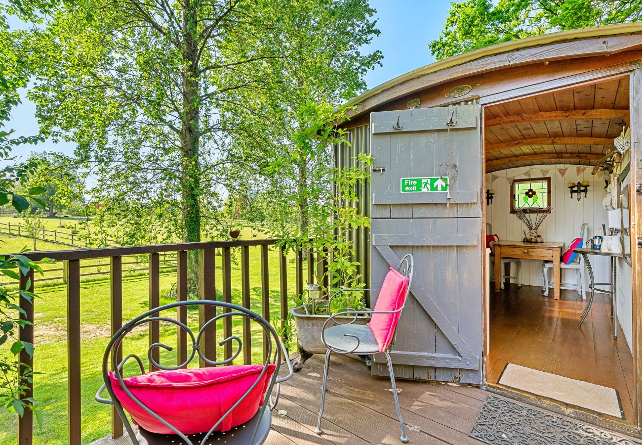 Chalet in Romsey - Shepherd's Hut at Hilltop Farm