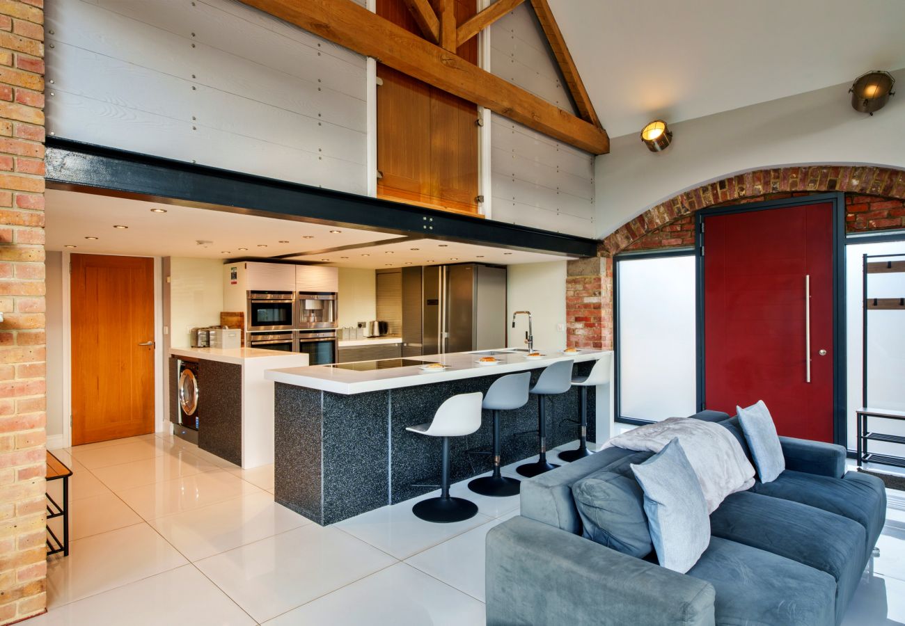 Landhaus in Horton - Big Barn at Dairy Cottages