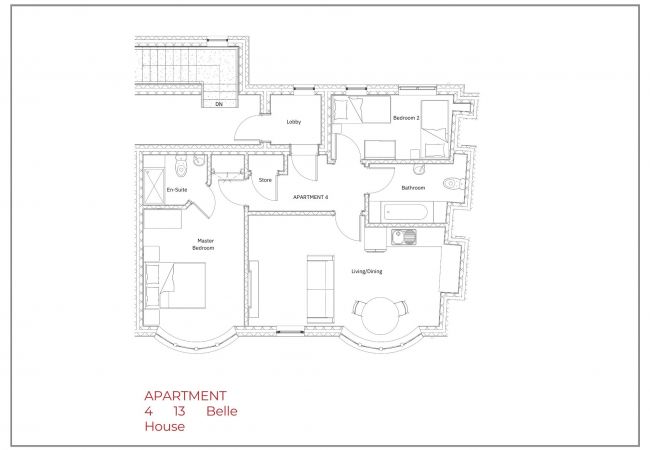Appartement in Filey - Belle House, Apt 4 Appartement in Filey - Belle House, Apt 4