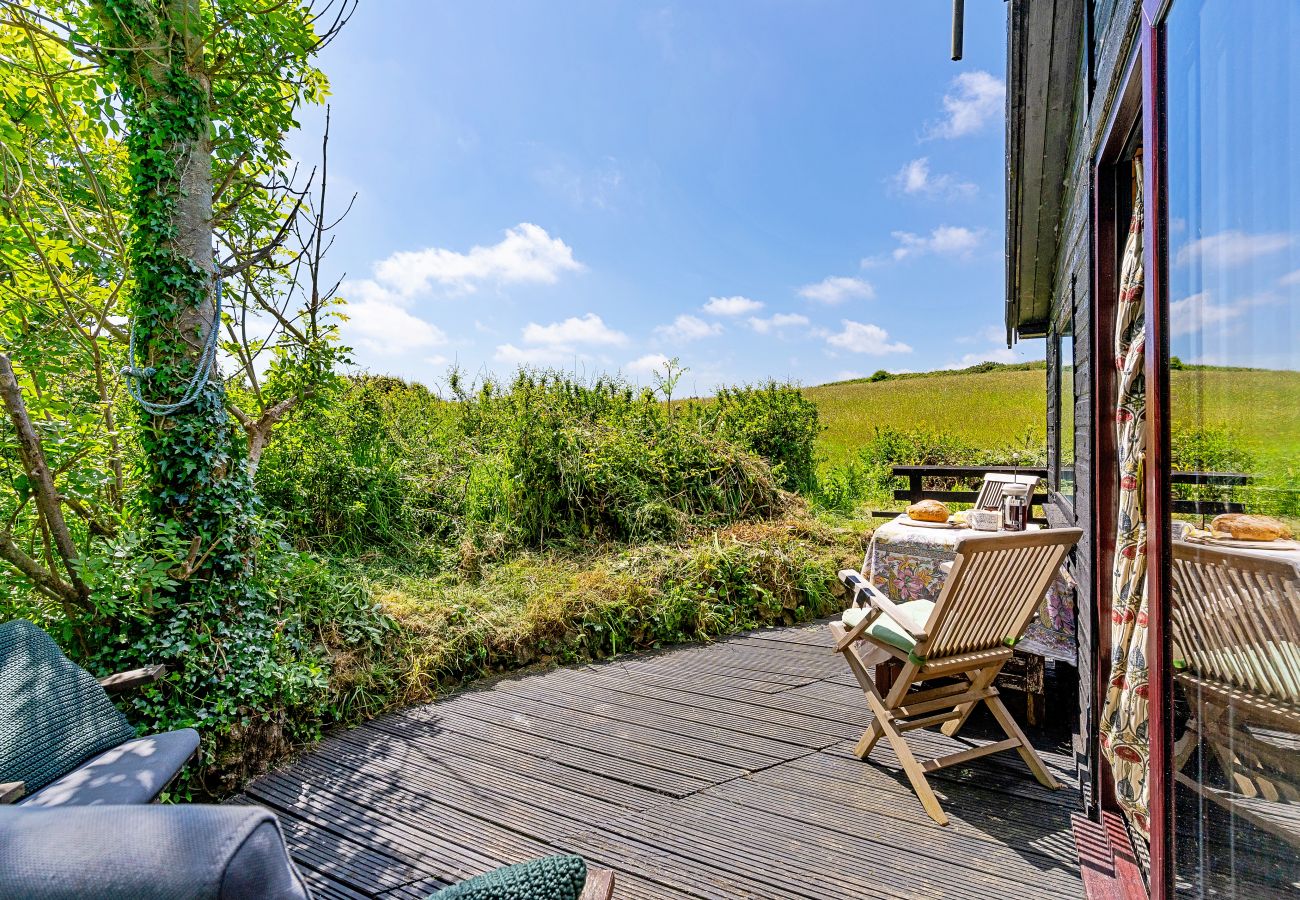 Houten huisje in Solva - The Tree House