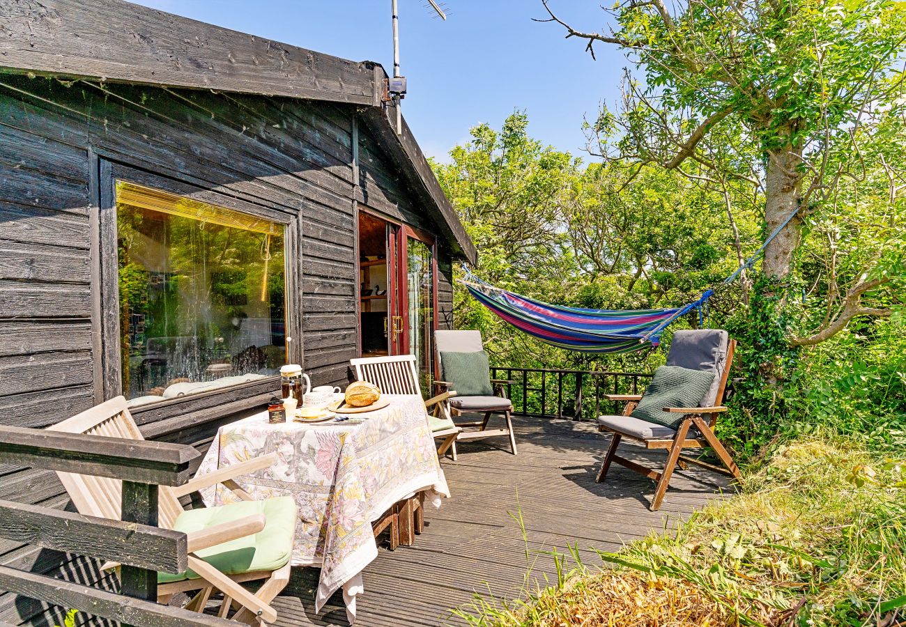 Houten huisje in Solva - The Tree House