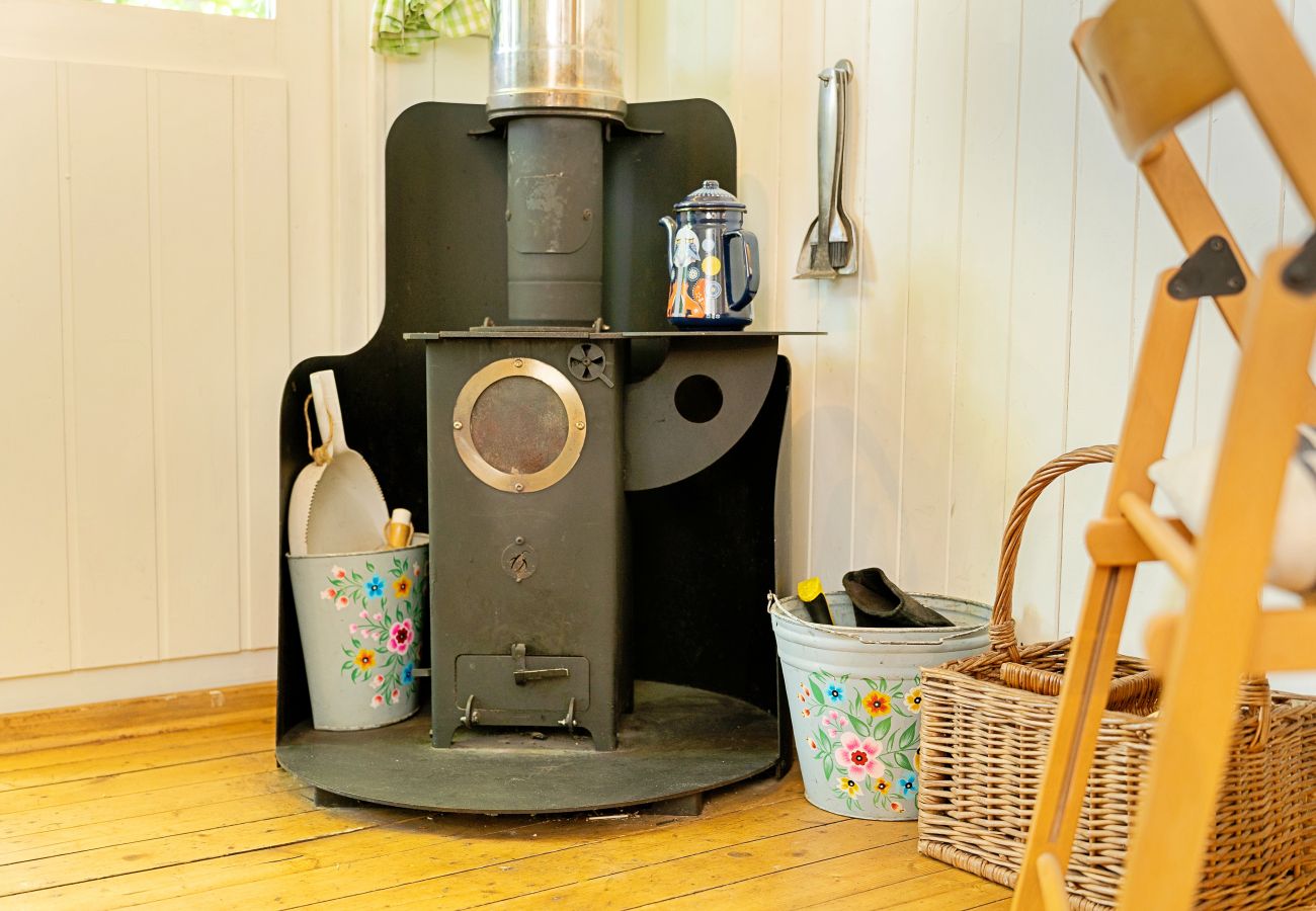 Houten huisje in Solva - The Woodland Shepherd's Hut