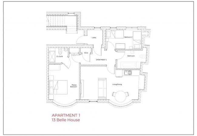 Apartment in Filey - Belle House, Apt 1