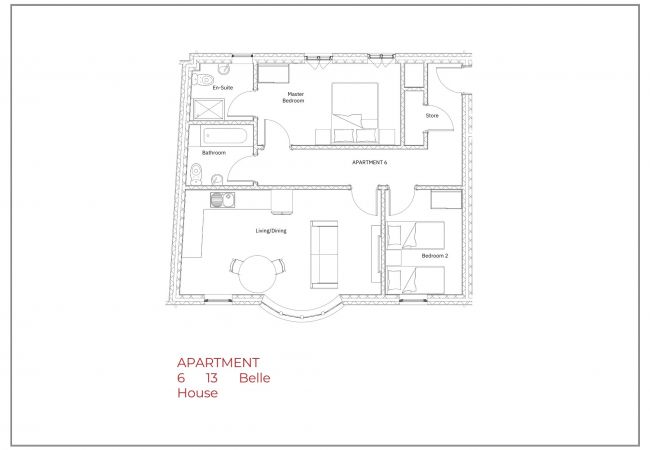 Apartment in Filey - Belle House, Apt 6 Apartment in Filey - Belle House, Apt 6