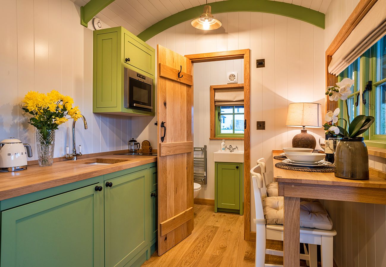 Farm stay in Beaworthy - The Shepherd's Hut at Northcombe Farm