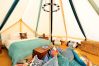 Chalet in Woolton Hill - Moroccan Bell Tent