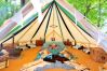 Chalet in Woolton Hill - Moroccan Bell Tent