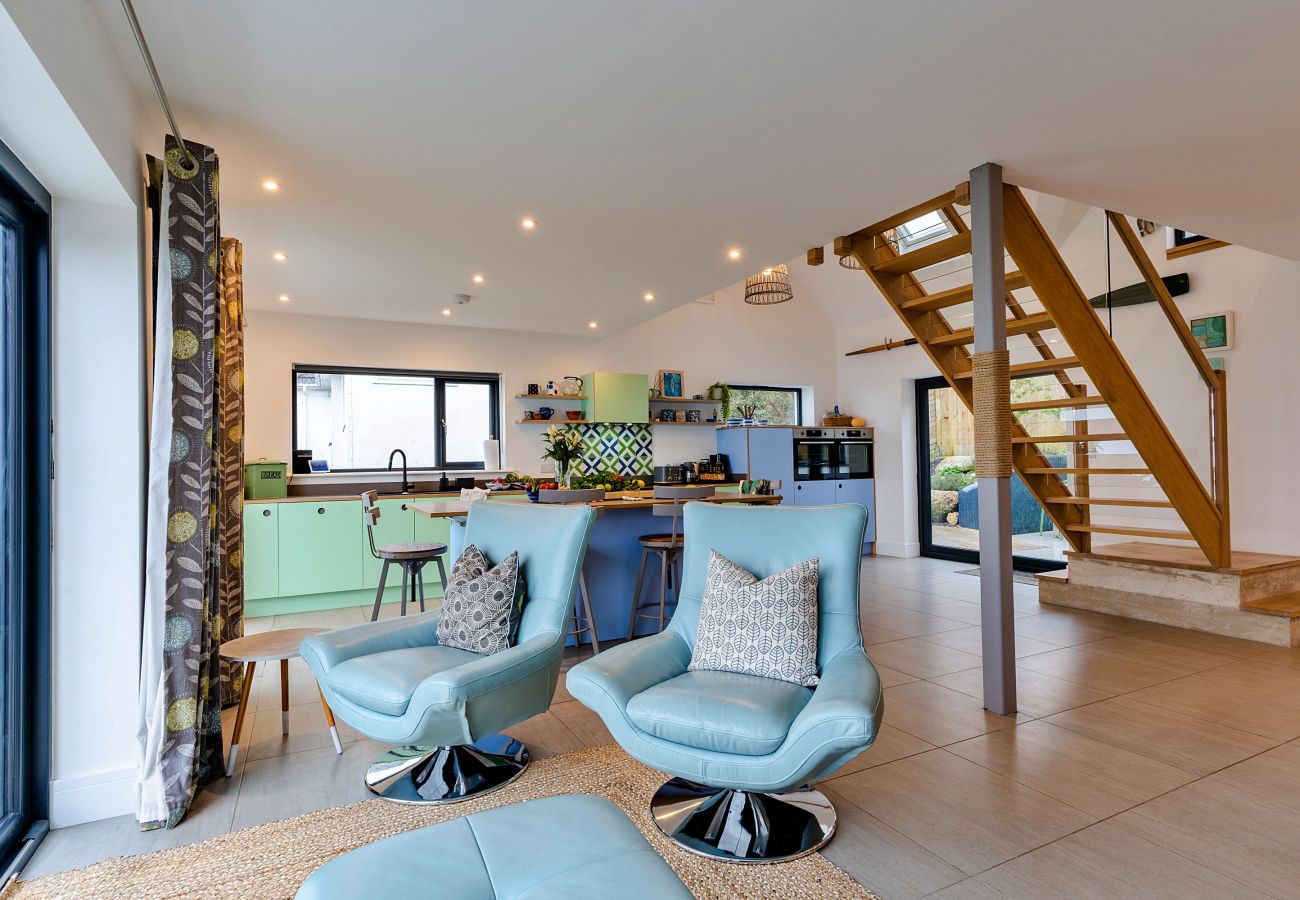 House in Mousehole - Blue Seas
