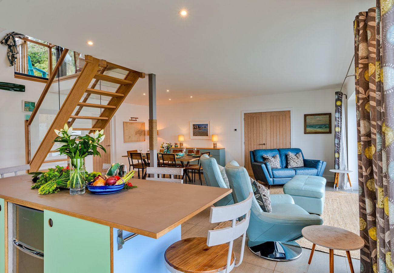 House in Mousehole - Blue Seas