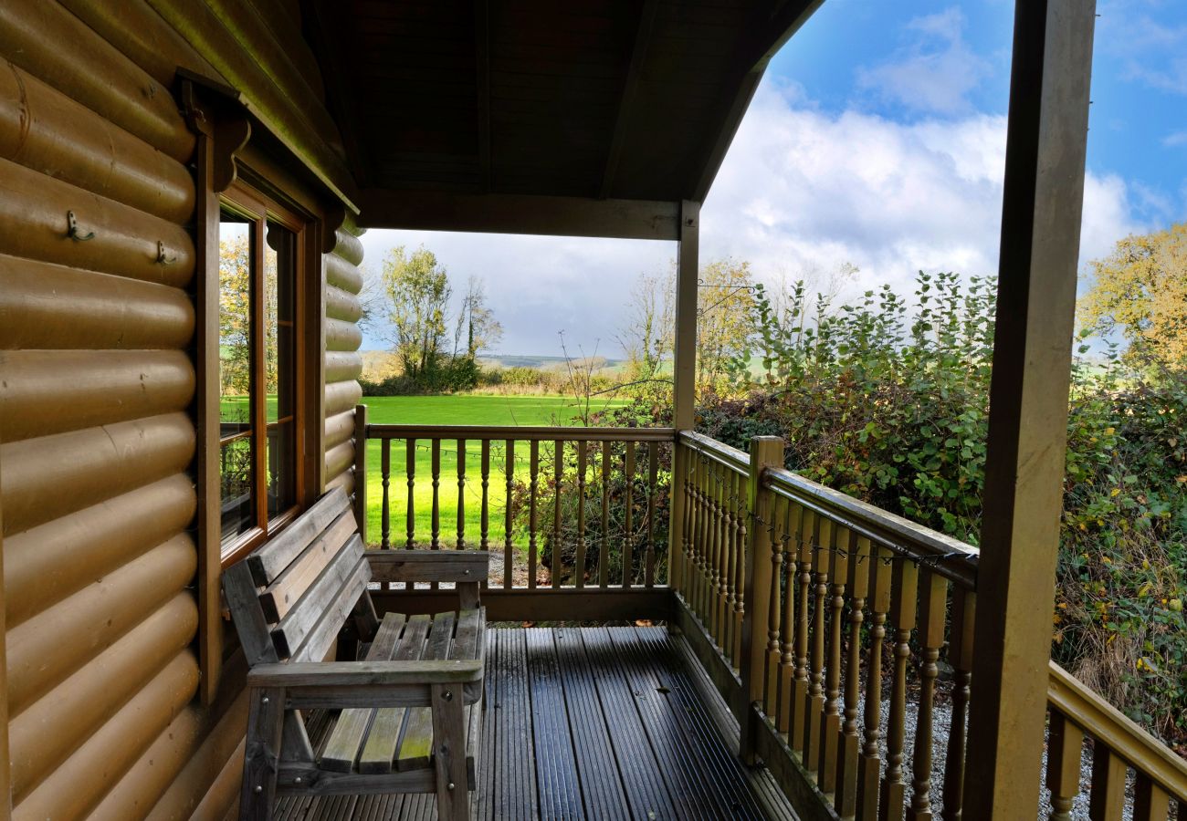 Cabin in Torrington - Tarka's Holt Log Cabin, Stowford